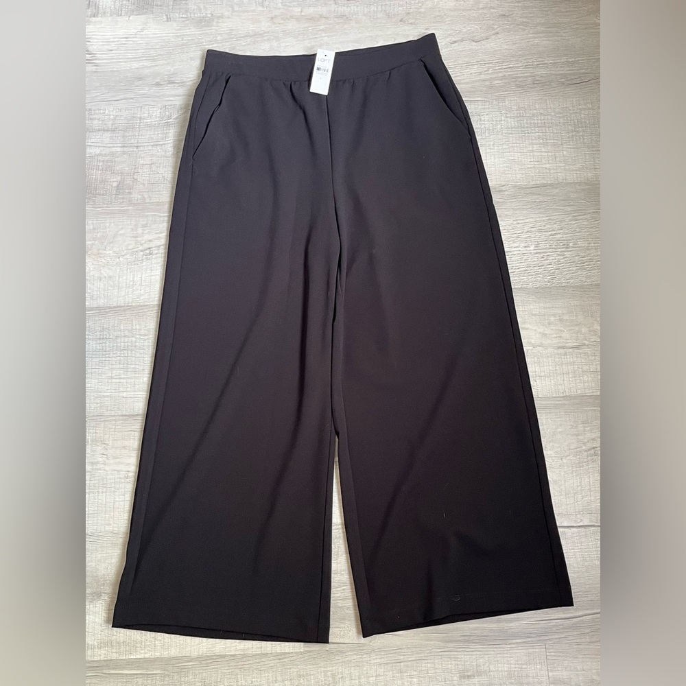 Large black pants, Loft brand